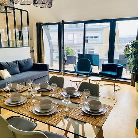The Luxury Green Penthouse In City Center With Terrace And Free Parking Luxemburg Kültér fotó