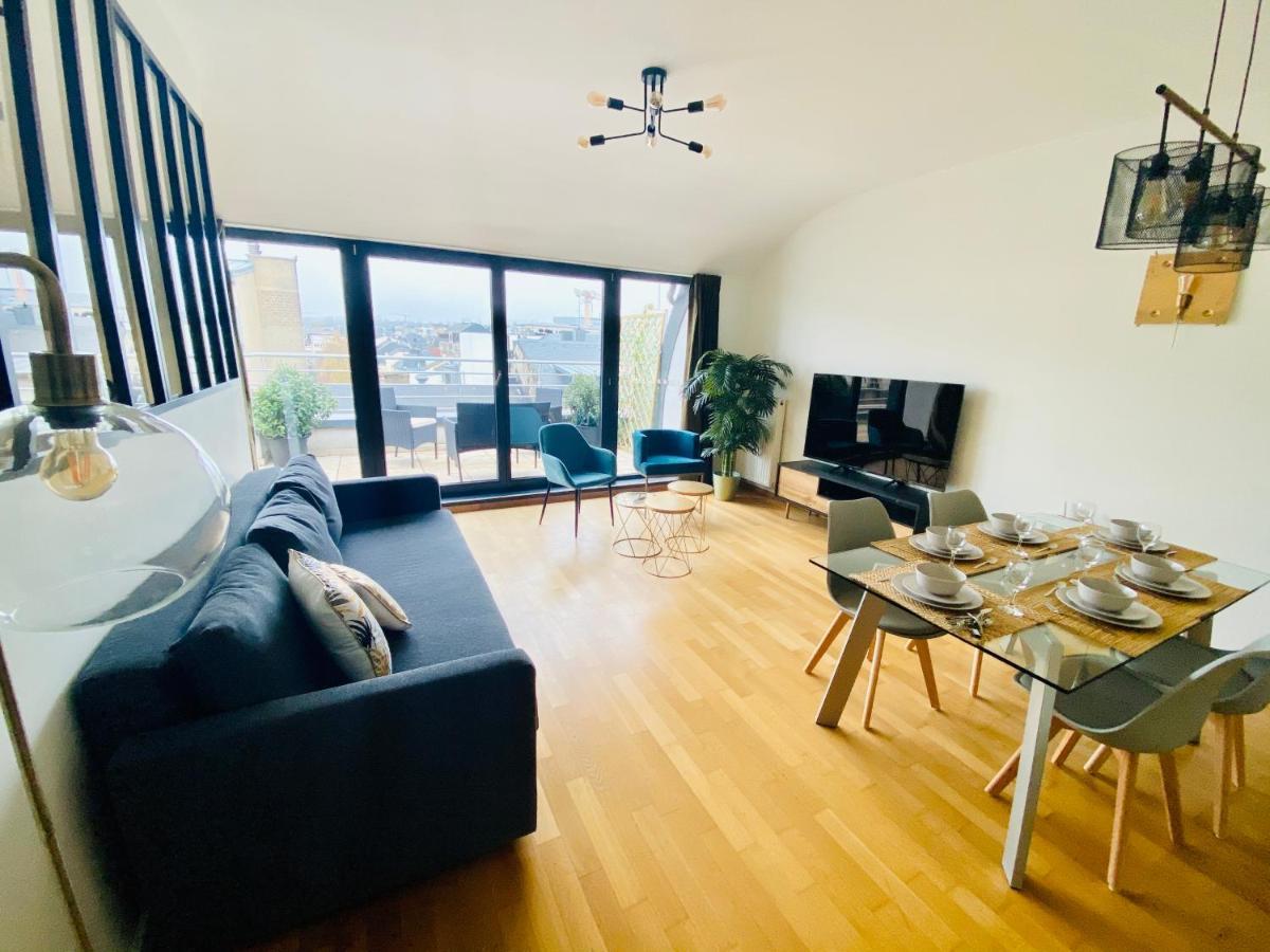 The Luxury Green Penthouse In City Center With Terrace And Free Parking Luxemburg Kültér fotó
